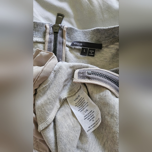 Vince Gray Women's sweatshirt dress tunic ladies size large - Picture 7 of 10